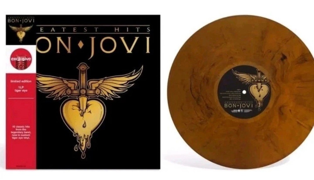 Bon Jovi „Greatest Hits“ Limited Edition Tiger Eye Vinyl (New)
