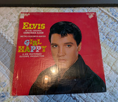 Elvis Presley Girl Happy Soundtrack RCA Victor LPM-3338 LP Vinyl Original Cover
