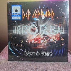 Def Leppard – Mirrorball- Live & More – 3 LP Clear Vinyl Record