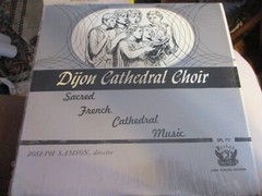 1955 DIJON CATHEDRAL CHOIR Sacred French Music LP Period SPL711 Christian NM