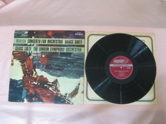 Bartok Concerto for Orchestra Dance Suit. London record cs 6469