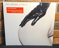 THE STROKES – Is This It, Limited Import TRANS RED COLORED VINYL LP New & Sealed