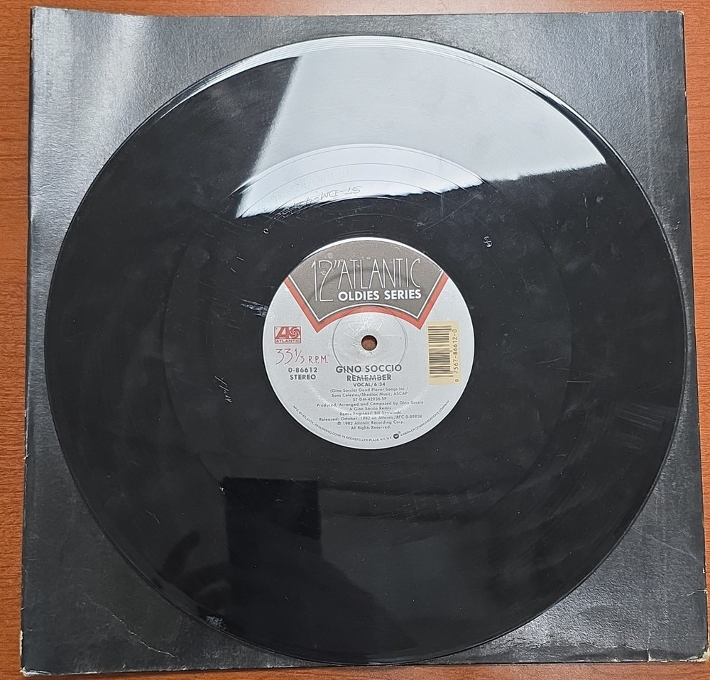 Atlantic Oldies Series Gino Soccio Remember / Nu Shooz I Can’t Wait 12″ 33 Warpd