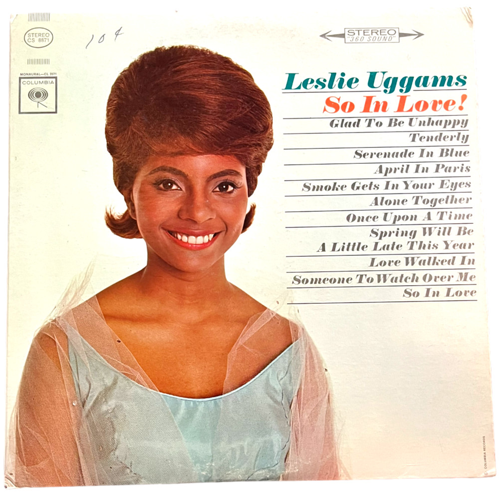 Leslie Uggams – So In Love! – Columbia Records CL 2071 – 12″ Record 33rpm Vinyl