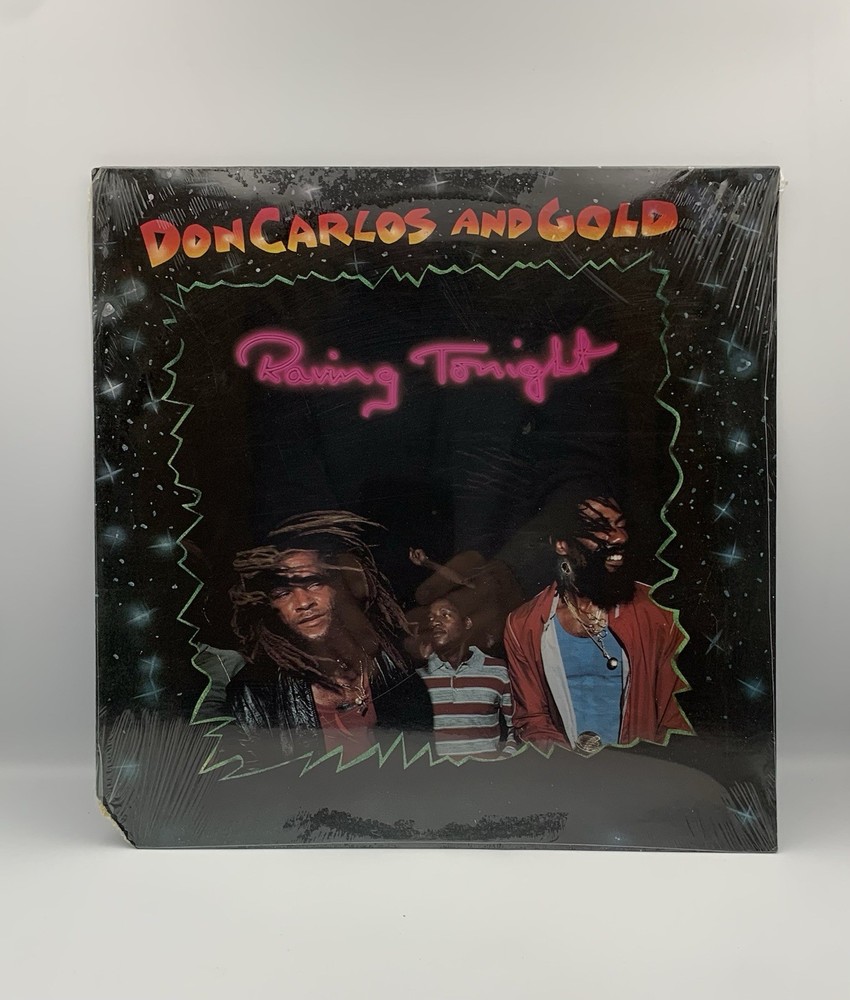RARE! REGGAE Vinyl LP Record Don Carlos And Gold Raving Tonight 1983 NEW~SEALED!