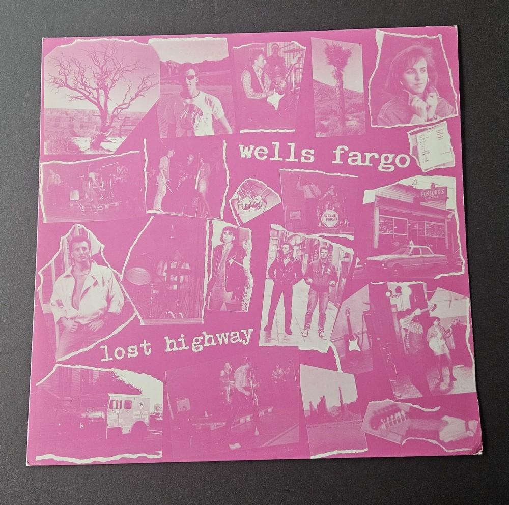WELLS FARGO „LOST HIGHWAY“ VINYL LP, ALT ROCK – ITALY 1989