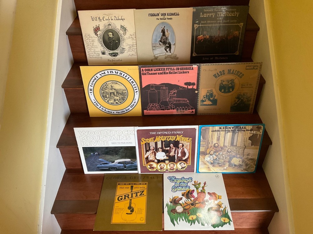 14 LP LOT US BLUEGRASS COUNTY TACOMA ROUNDER 11 Records 14 LPS Nice Collection
