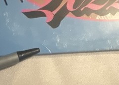 LP Vinyl – LIZZO Truth Hurts 12″ – Signed / Autographed Baby Blue DAMAGE JACKET