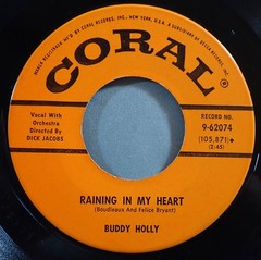 HEAR IT 50’s 45 rpm record Buddy Holly „It Doesn’t Matter Anymore“ from 1959