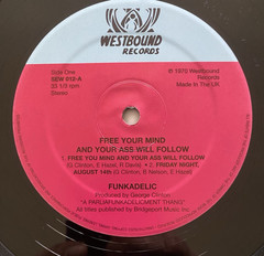 FUNKADELIC- FREE YOUR MIND AND YOUR ASS WILL FOLLOW UK RE FUNK SOUL PSYCH NM