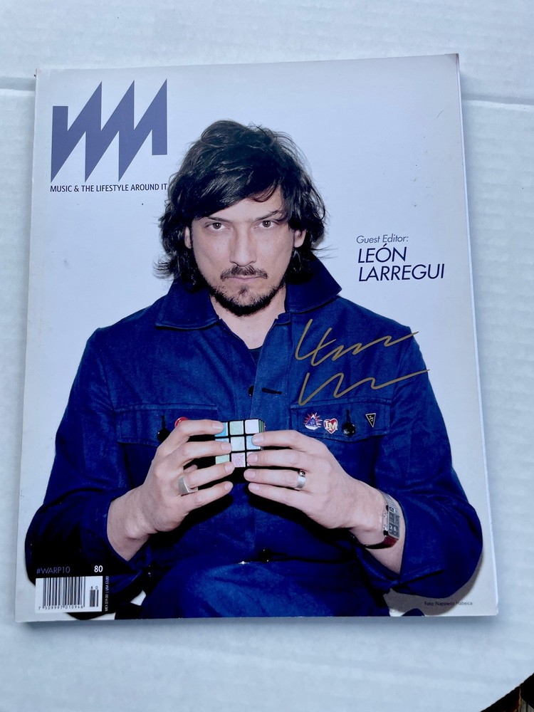 ZOE – Leon Larregui Signed Magazine Enjambre Siddhartha Caifanes Cafe Tacuba