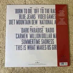 Lana Del Rey – Born To Die – Red Colored Vinyl LP Record