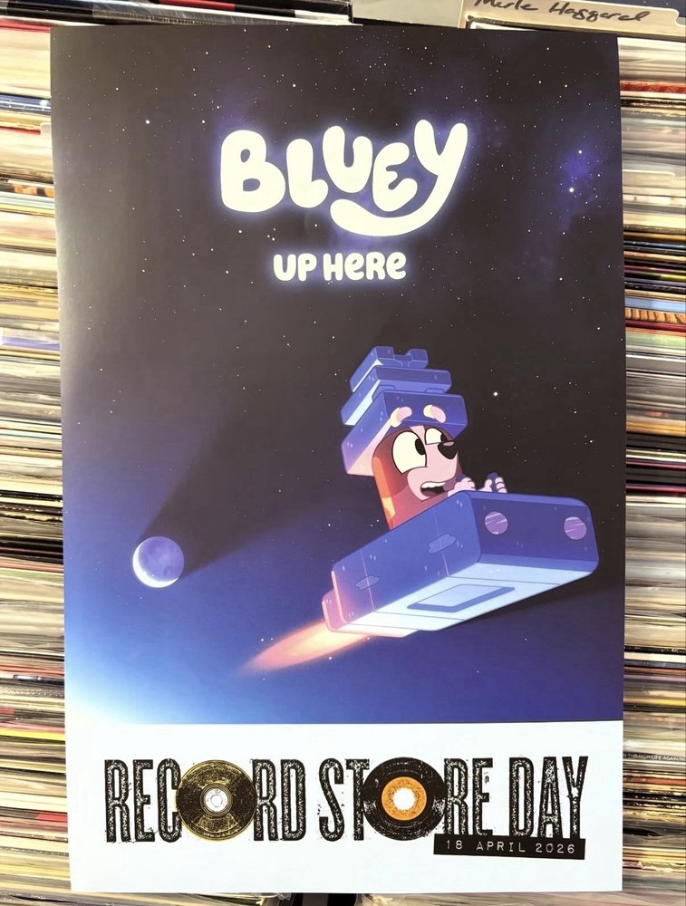 Bluey Rsd Poster Record Store Day 2026 Ships Same Day