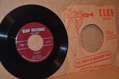 BILLIE HOLIDAY: I CAN’T FACE THE MUSIC; 1954 CLEF 89096 MINT- JAZZ 45 RPM
