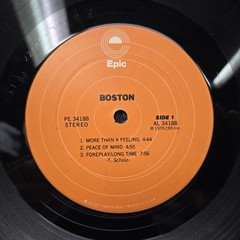 Original 1976 Boston „Self Titled“ LP – Epic Records (PE 34188) EX+