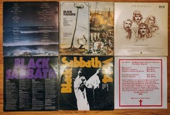 Black Sabbath Mixed Lot LP 1970s-1980s – Live Evil – Vol 4 – Heaven Hell + MORE