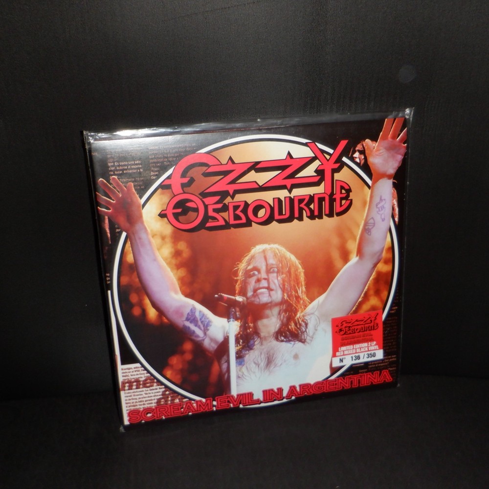 Ozzy Osbourne vinyl LP Scream Evil in Argentina 2LP NM-