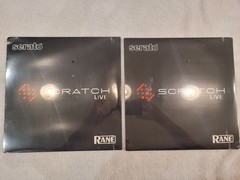NEW Sealed Serato Scratch Live Control Vinyl Pair Rane Timecode Records 12″