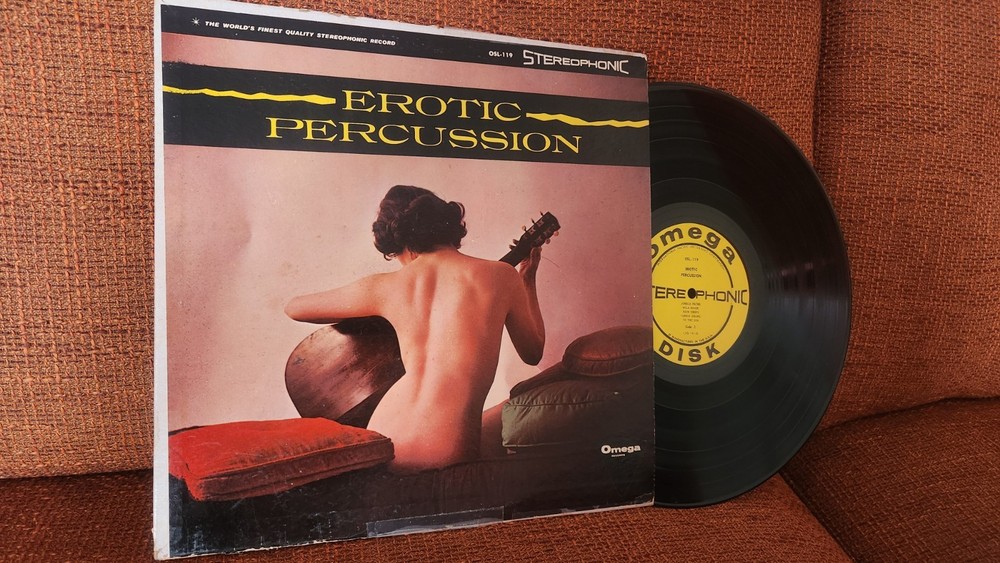 Erotic Percussion Vinyl Cheesecake vintage drums african world music sensual