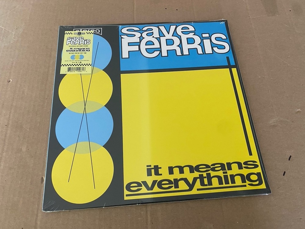 SAVE FERRIS IT MEANS EVERYTHING Exclusive QUAD Color LP /300 Vinyl LP NEW ETR