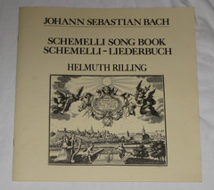 HELMUTH RILLING-Bach: Schemelli (1983) CBS Netherlands Pressing 2-LP Set