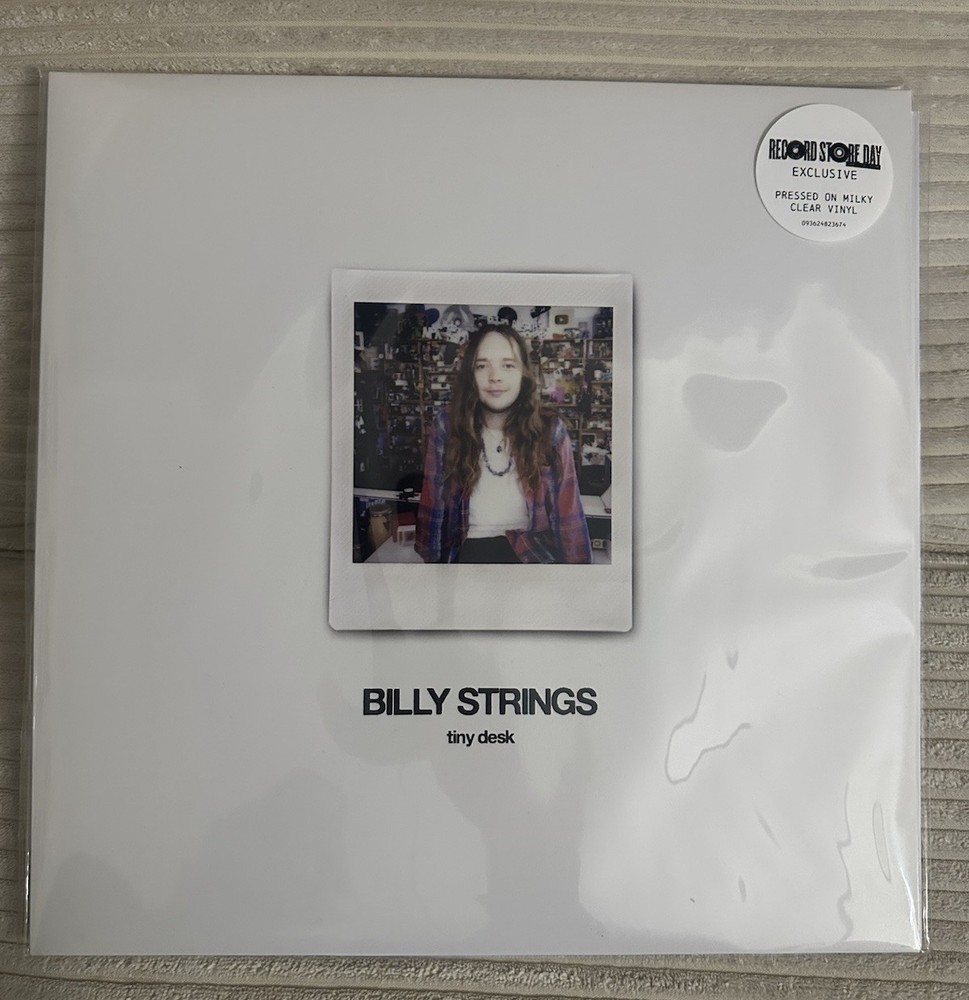 BILLY STRINGS Tiny Desk Milky Clear 12″ LP Vinyl RSD 2026 Record Store Day