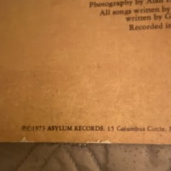 Jackson Browne For Everyman 1973 Asylum 12″ Black Vinyl LP Stereo SD-5067