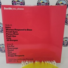 Sextile – Yes, Please Yellow Vinyl Record With SIGNED & PERSONALIZED COVER
