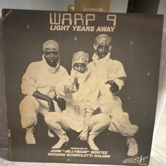 Warp 9 Light Years Away 12″ Vinyl Single Prism Records 1983 Electronic 33 RPM