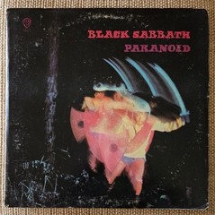 Black Sabbath ~ Paranoid ~ 1971 , LP Warner Bros. WS 1887, Terre Haute Press