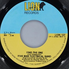 FIVE MAN ELECTRICAL BAND Money Back Guarantee / Find The One LION LION 127 VG+