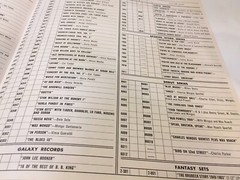 Fantasy Galaxy Records New Release Catalog February March 1963 John Lee Hooker