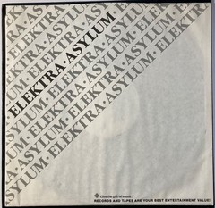 TRACKER self-titled 1982 PROMO DEBUT LP on Elektra #E1-60118 HYPE STICKER