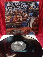 MALIGNANCY – INHUMAN GROTESQUERIES LP – Mortician Nile Disgorge Deaden Lividity