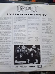 In Search Of Sanity LP by Onslaught vinyl 1989 VG+ 828142-1 London Records