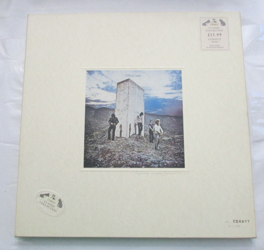 THE WHO WHO’S NEXT THE HMV CLASSIC COLLECTION NM/NM+ 1500 MADE Cd Box Set L78