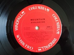 Mountain Avalanche Vinyl Lp Columbia/Windfall #KC-33088 1974 1st Press Pitt/CSM