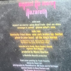NAZARETH ~ EXPECT NO MERCY ~ ORIGINAL FIRST PRESS WHITE LABEL PROMO LP ~ 1977