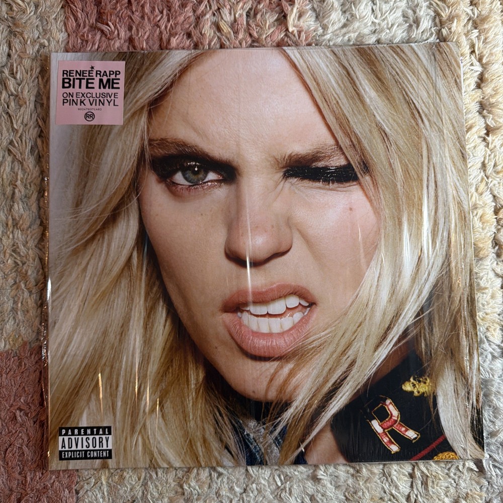 Renee Rapp BITE ME Signed Exclusive Baby Pink Vinyl with Alternate Cover