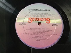 SESSIONS PRESENTS 60 CHRISTMAS CLASSICS 4-LP SET OOP WESTWOOD PRINT VINTAGE