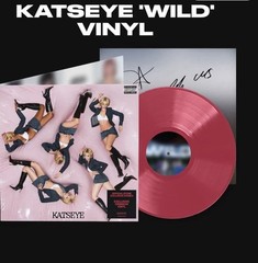 Katseye Wild SIGNED Vinyl – Crimson Red – US Store Exclusive Presale