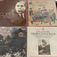 4 Classic Albums Schumann, Itzhak Perlman, Dvorak, CM Von Weber Sealed