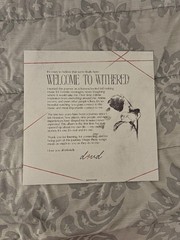 Rare d4vd Withered 12″ LP Colored Vinyl /Black Splatter disc W SIGNED POSTER