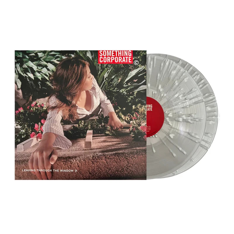 Leaving Through The Window Clear w/ White Splatter Vinyl 2xLP – SHIPS NOW!