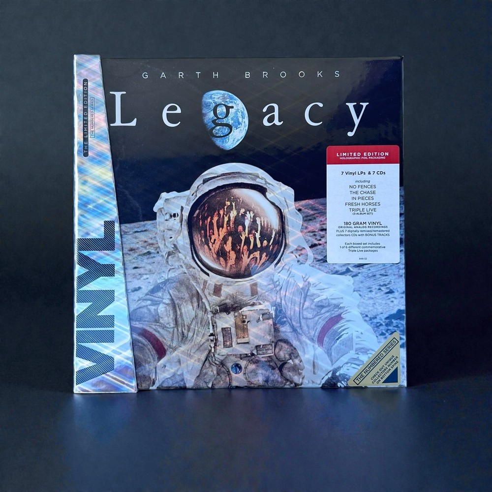 Garth Brooks – Legacy Limited Edition Numbered Series Set of 7 Vinyl New/Sealed