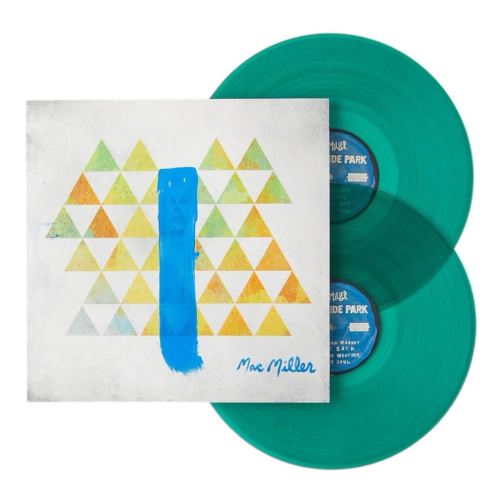 New/Sealed MAC MILLER – Blue Slide Park 2LP, Urban Outfitters, Green Vinyl