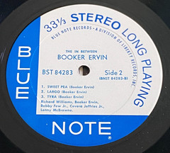 Booker Irvin – the In Between LP Record Blue Note Jazz 1968 US Seller Ships Free