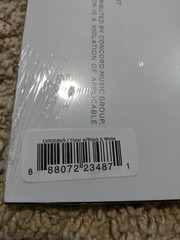 Denzel Curry Imperial Marbled Zenith Gray Clear w/Black & White Limited NEW