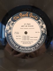 Gustav Leonhardt | J.S. Bach Art Of Fugue | Vinyl 2xLP 1972 HM HM-18 | VG+/VG+