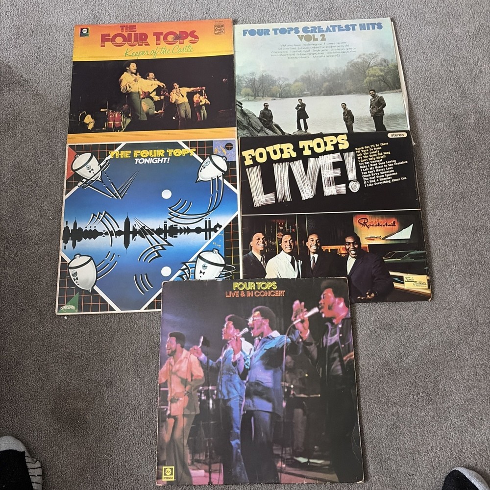 5X FOUR TOPS – UK LP BUNDLE